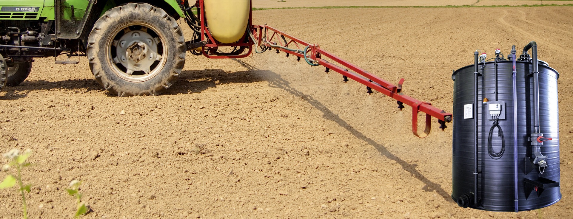 Lagertank für Flüssigdünger:  AHL-Dünger und ASL-Dünger