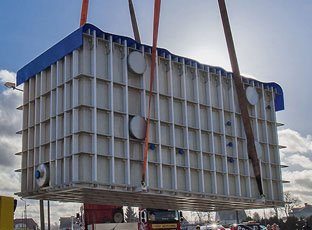 Rechteckbehälter aus Kunststoff